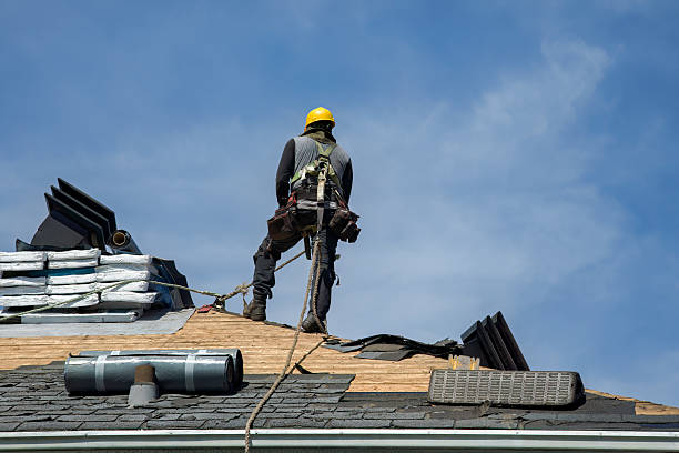 Professional Roof Installation technician working in Denmark, WI